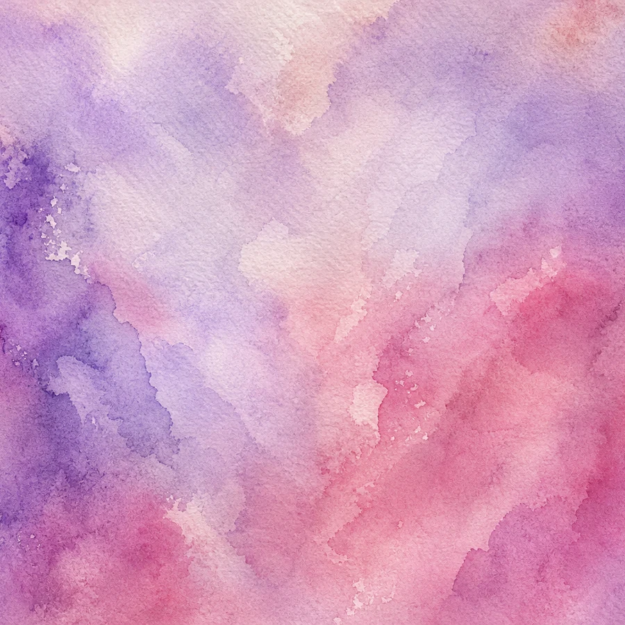 Étude abstraite aquarelle violets et roses doux